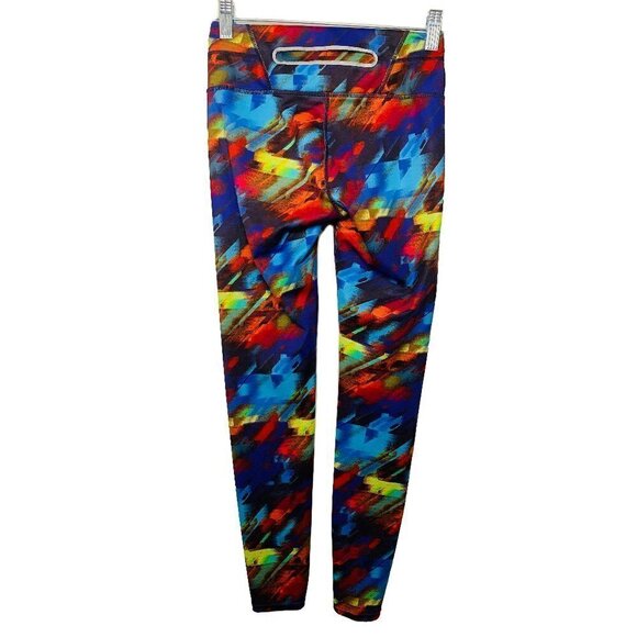 Athleta Colorburst Sonar Athletic Tights XS - Picture 3 of 6